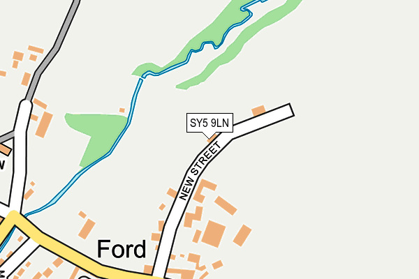 SY5 9LN map - OS OpenMap – Local (Ordnance Survey)