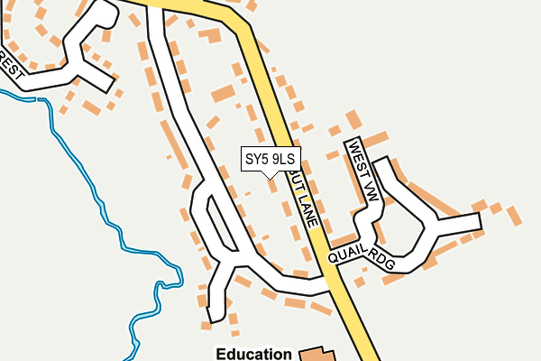 SY5 9LS map - OS OpenMap – Local (Ordnance Survey)