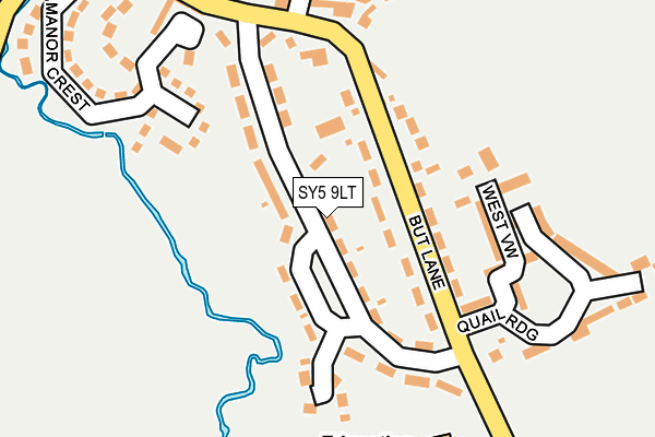 SY5 9LT map - OS OpenMap – Local (Ordnance Survey)