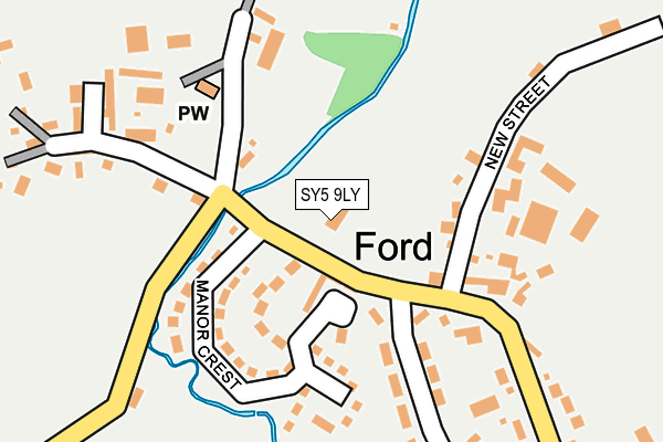 SY5 9LY map - OS OpenMap – Local (Ordnance Survey)