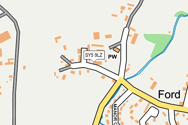 SY5 9LZ map - OS OpenMap – Local (Ordnance Survey)