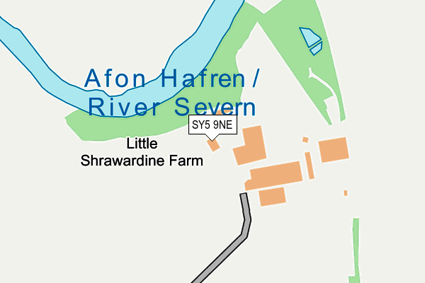 SY5 9NE map - OS OpenMap – Local (Ordnance Survey)