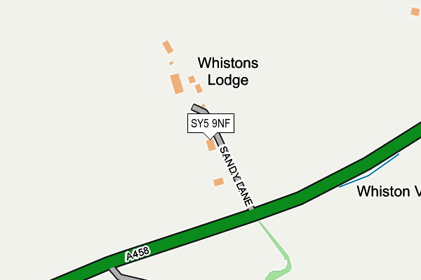 SY5 9NF map - OS OpenMap – Local (Ordnance Survey)