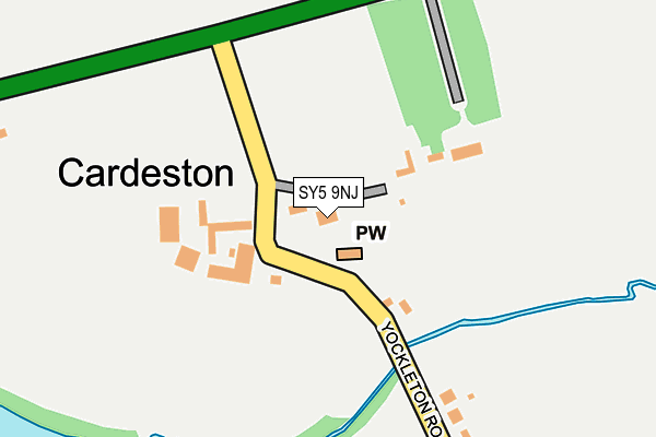 SY5 9NJ map - OS OpenMap – Local (Ordnance Survey)