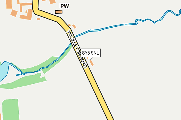 SY5 9NL map - OS OpenMap – Local (Ordnance Survey)