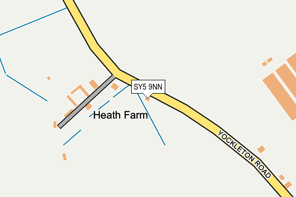 SY5 9NN map - OS OpenMap – Local (Ordnance Survey)