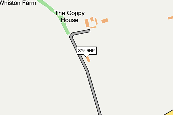 SY5 9NP map - OS OpenMap – Local (Ordnance Survey)