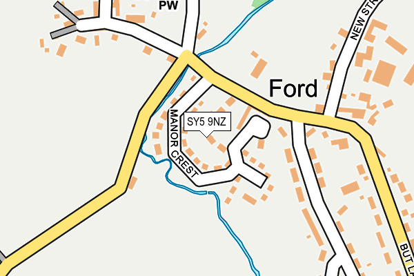 SY5 9NZ map - OS OpenMap – Local (Ordnance Survey)