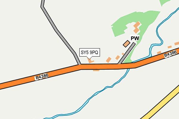 SY5 9PQ map - OS OpenMap – Local (Ordnance Survey)