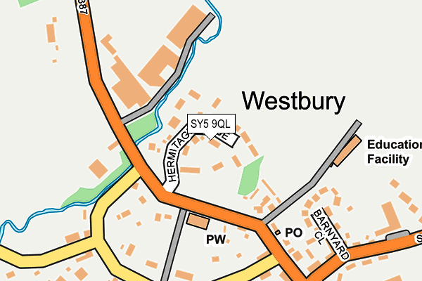 SY5 9QL map - OS OpenMap – Local (Ordnance Survey)