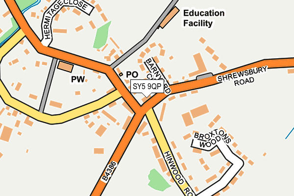 SY5 9QP map - OS OpenMap – Local (Ordnance Survey)