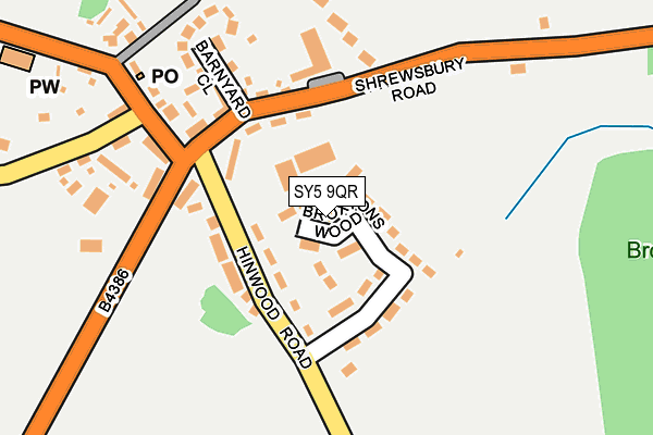 SY5 9QR map - OS OpenMap – Local (Ordnance Survey)