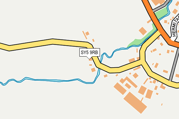 SY5 9RB map - OS OpenMap – Local (Ordnance Survey)