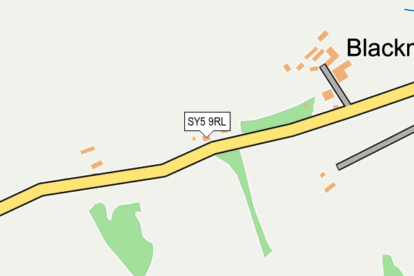 SY5 9RL map - OS OpenMap – Local (Ordnance Survey)