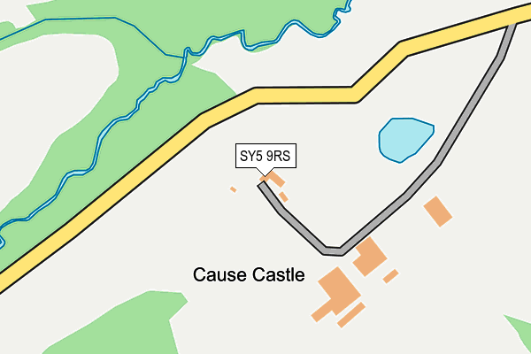 SY5 9RS map - OS OpenMap – Local (Ordnance Survey)