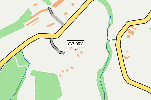 SY5 9RY map - OS OpenMap – Local (Ordnance Survey)
