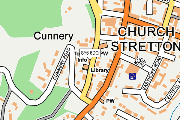 Map of ST LAURENCE CLOSE (CHURCH STRETTON) MANAGEMENT COMPANY LIMITED at local scale
