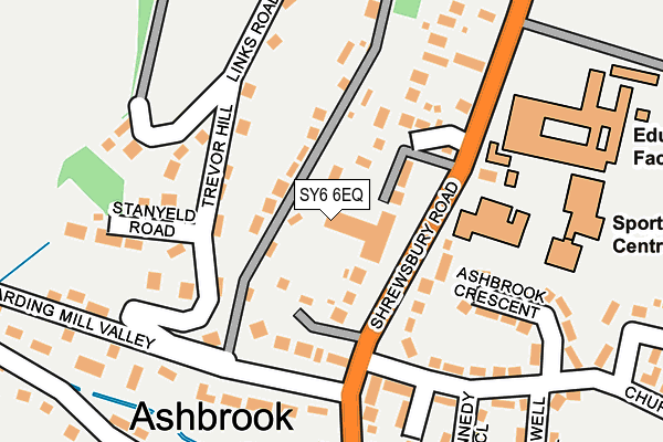 SY6 6EQ map - OS OpenMap – Local (Ordnance Survey)