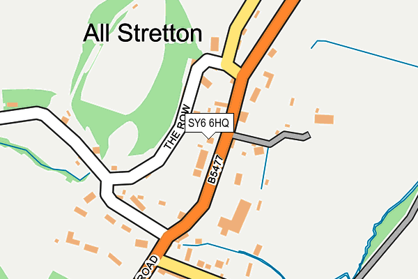 SY6 6HQ map - OS OpenMap – Local (Ordnance Survey)