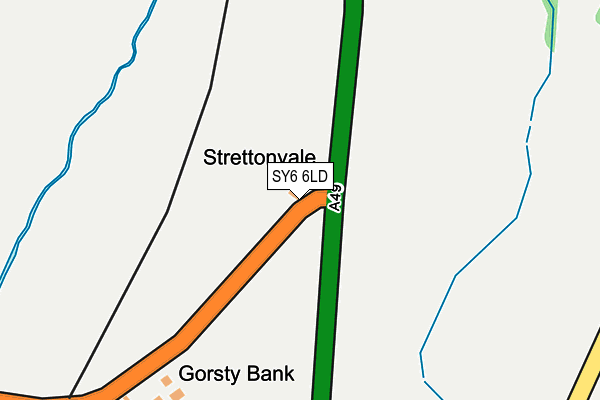 SY6 6LD map - OS OpenMap – Local (Ordnance Survey)