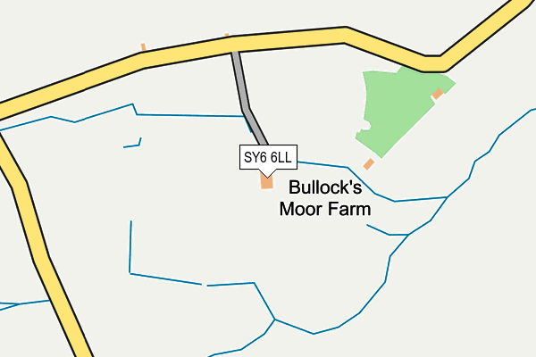 SY6 6LL map - OS OpenMap – Local (Ordnance Survey)
