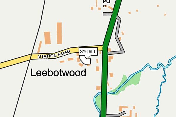 SY6 6LT map - OS OpenMap – Local (Ordnance Survey)