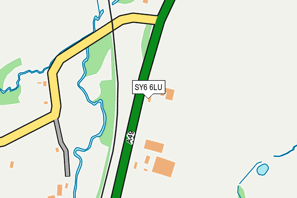 SY6 6LU map - OS OpenMap – Local (Ordnance Survey)