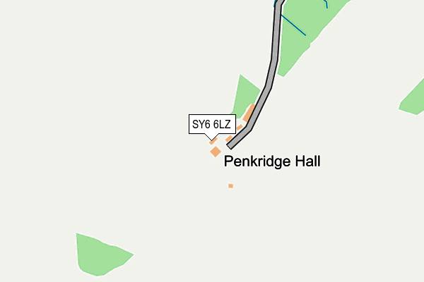 SY6 6LZ map - OS OpenMap – Local (Ordnance Survey)