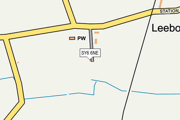 SY6 6NE map - OS OpenMap – Local (Ordnance Survey)