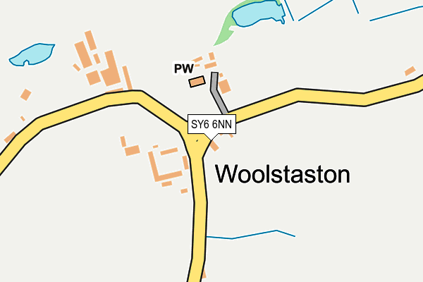 SY6 6NN map - OS OpenMap – Local (Ordnance Survey)