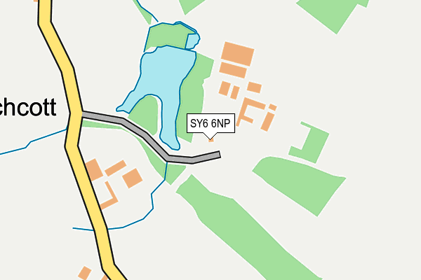 SY6 6NP map - OS OpenMap – Local (Ordnance Survey)