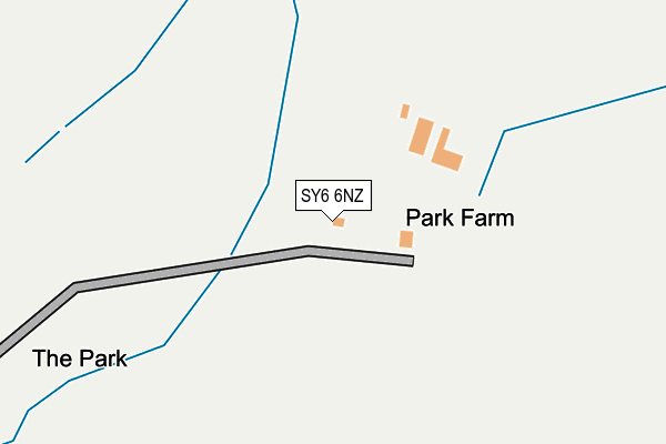 SY6 6NZ map - OS OpenMap – Local (Ordnance Survey)