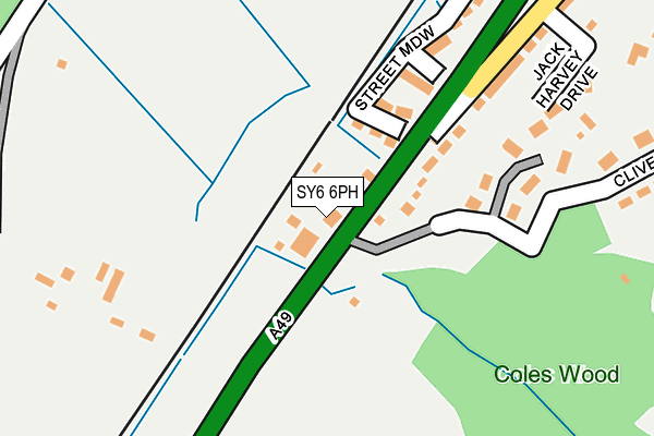 SY6 6PH map - OS OpenMap – Local (Ordnance Survey)