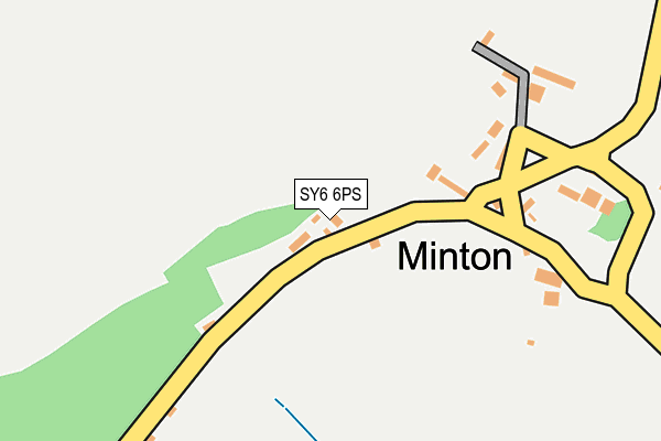 SY6 6PS map - OS OpenMap – Local (Ordnance Survey)