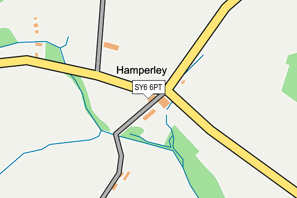 SY6 6PT map - OS OpenMap – Local (Ordnance Survey)