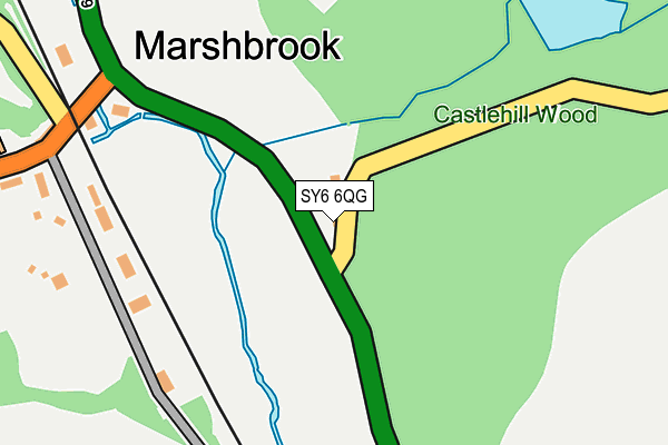 SY6 6QG map - OS OpenMap – Local (Ordnance Survey)