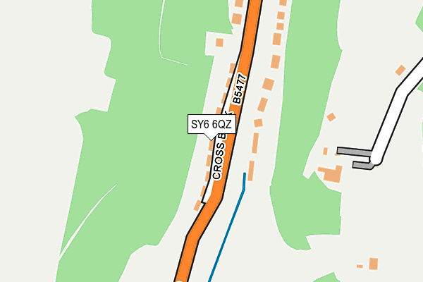 SY6 6QZ map - OS OpenMap – Local (Ordnance Survey)