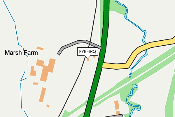SY6 6RQ map - OS OpenMap – Local (Ordnance Survey)