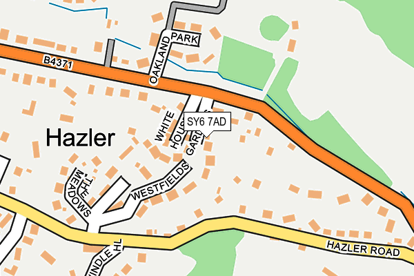 SY6 7AD map - OS OpenMap – Local (Ordnance Survey)