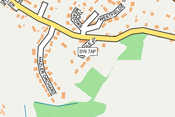 SY6 7AP map - OS OpenMap – Local (Ordnance Survey)
