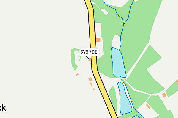 SY6 7DE map - OS OpenMap – Local (Ordnance Survey)