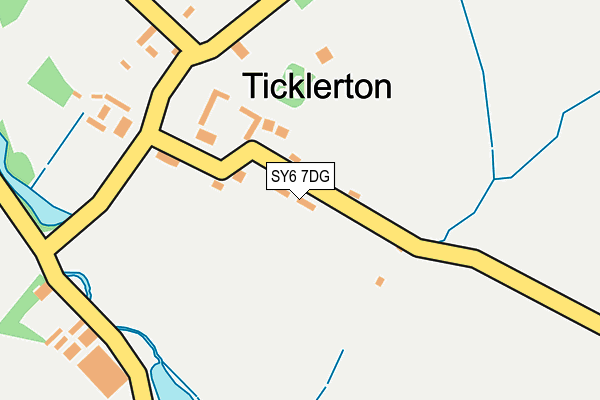 SY6 7DG map - OS OpenMap – Local (Ordnance Survey)
