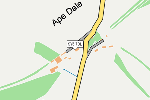 SY6 7DL map - OS OpenMap – Local (Ordnance Survey)