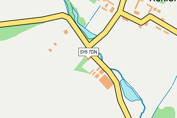 SY6 7DN map - OS OpenMap – Local (Ordnance Survey)