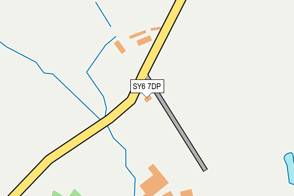 SY6 7DP map - OS OpenMap – Local (Ordnance Survey)