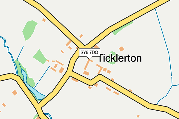 SY6 7DQ map - OS OpenMap – Local (Ordnance Survey)