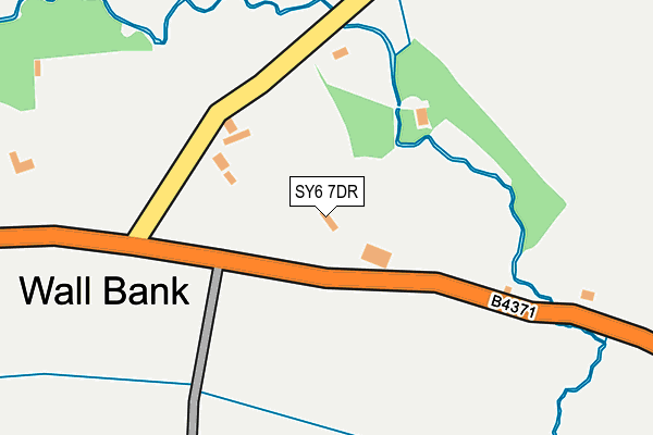 SY6 7DR map - OS OpenMap – Local (Ordnance Survey)