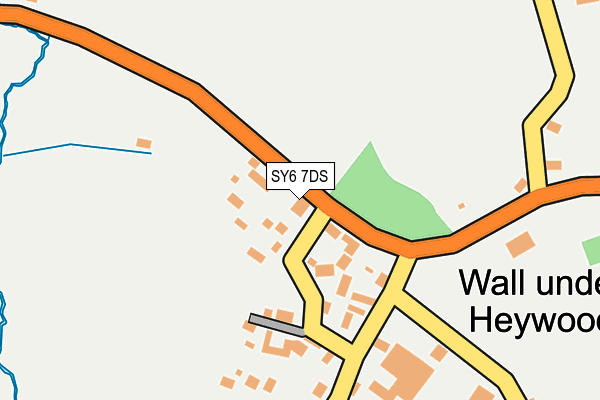 SY6 7DS map - OS OpenMap – Local (Ordnance Survey)