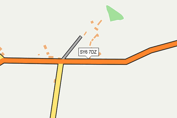SY6 7DZ map - OS OpenMap – Local (Ordnance Survey)