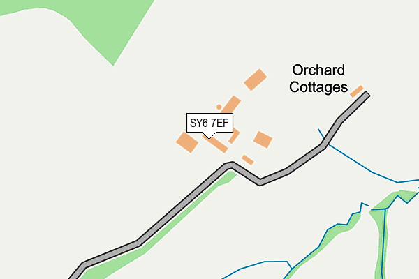 SY6 7EF map - OS OpenMap – Local (Ordnance Survey)